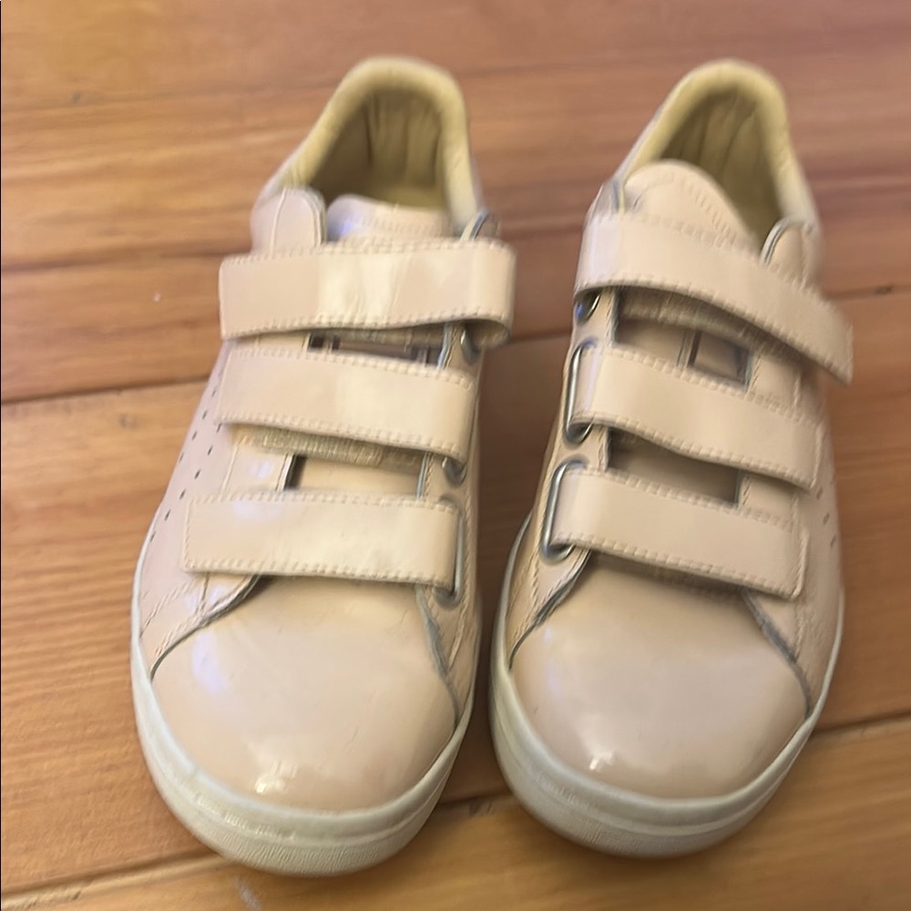 Puma Tan Sneakers with Velcro Straps